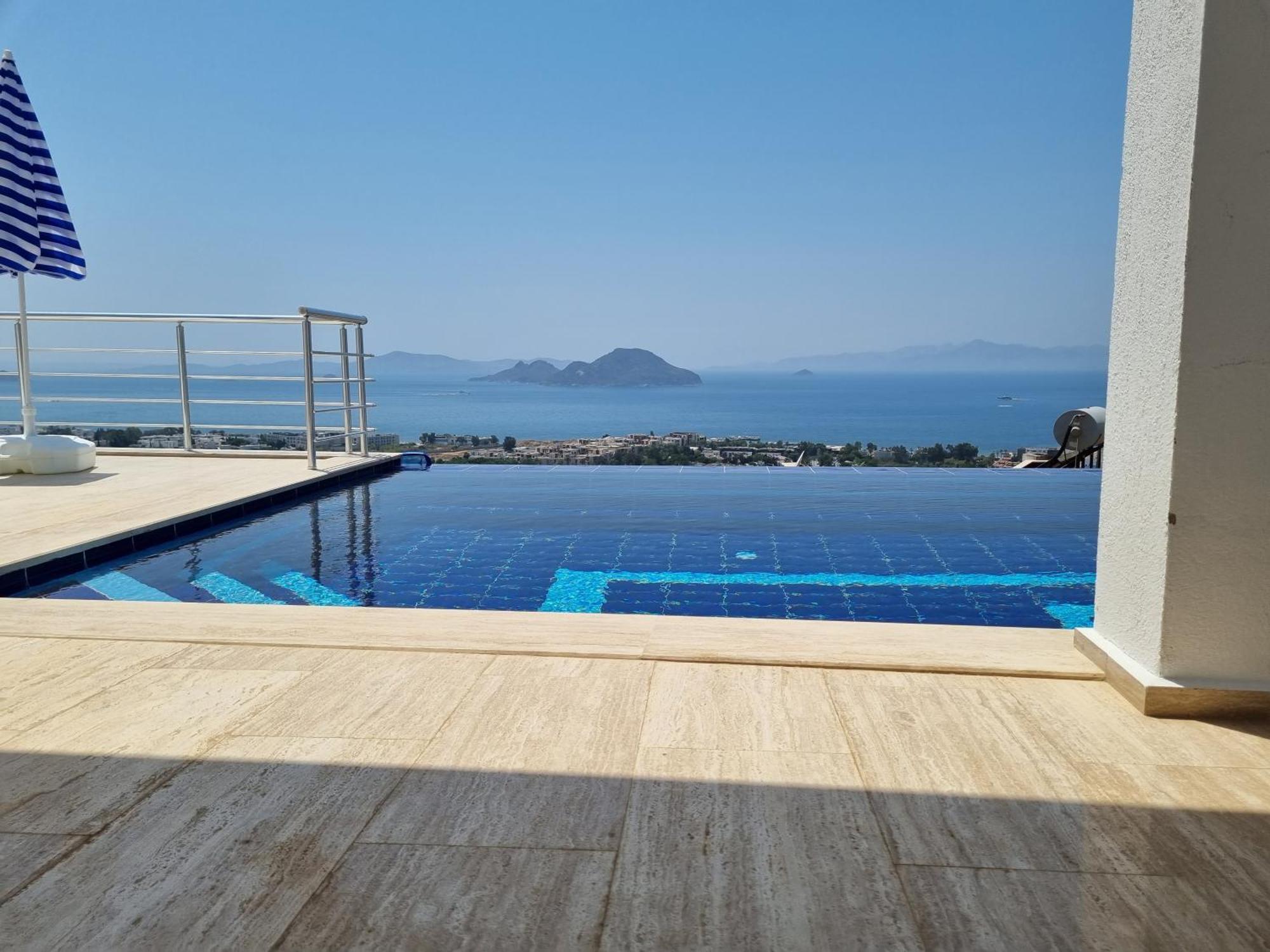 Bodrum Eason Villa & House 350M2 Full Sea View With Private Infinity Pool Buitenkant foto