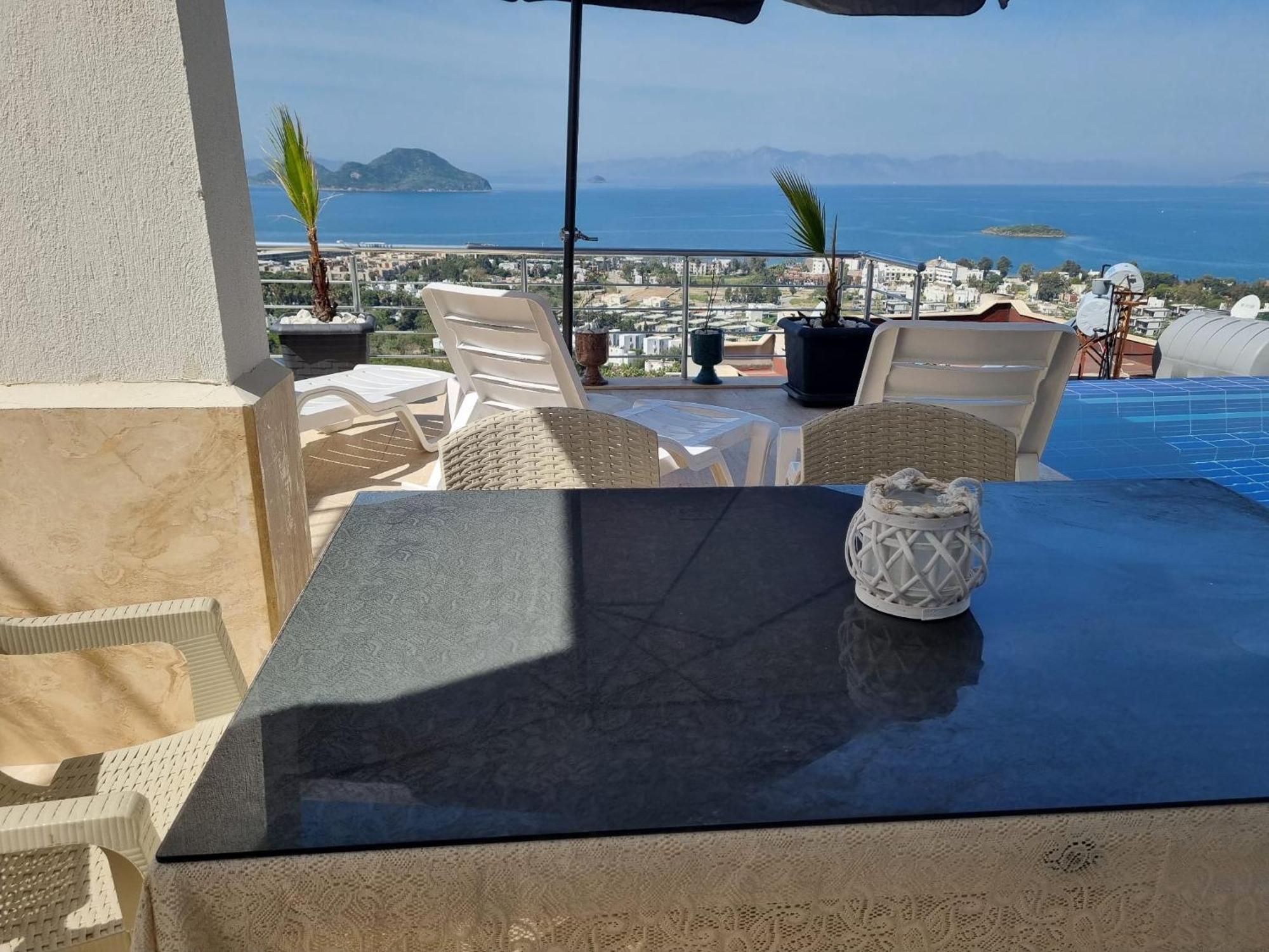 Bodrum Eason Villa & House 350M2 Full Sea View With Private Infinity Pool Buitenkant foto